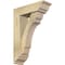 Ekena Millwork Olympic Traditional Rough Sawn Bracket w/ Offset Brace, Douglas Fir, 6"W x 18"D x 26"H BKT0604X18X26OLY01RDF - alternate 1